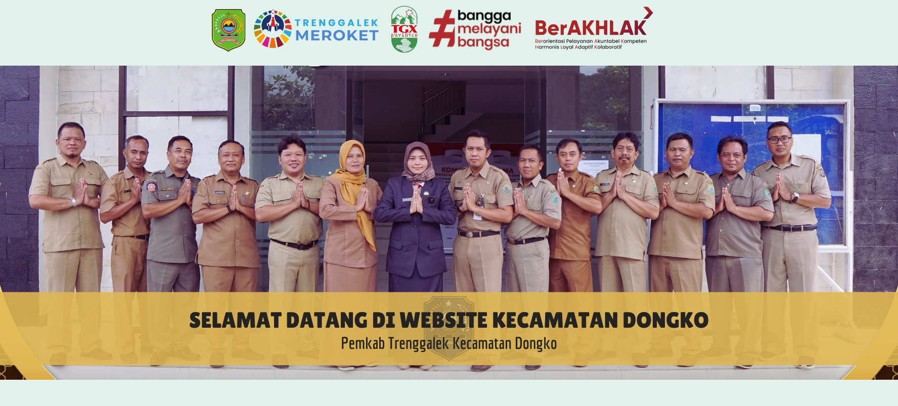 Website Resmi Kecamatan Dongko